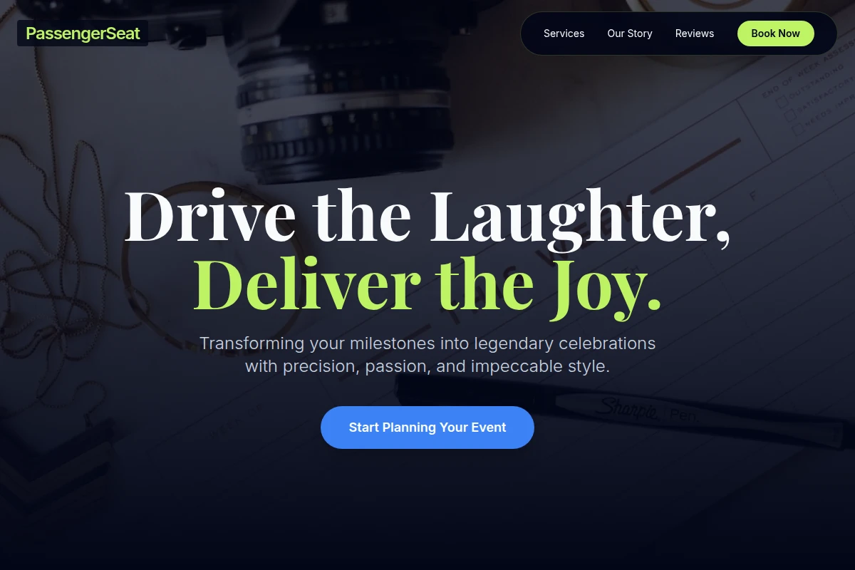 PassengerSeat Event Planning