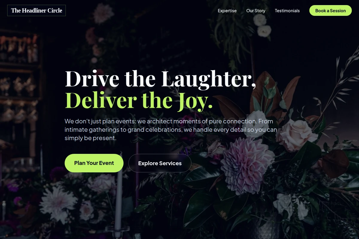 OneLiner Event Planning