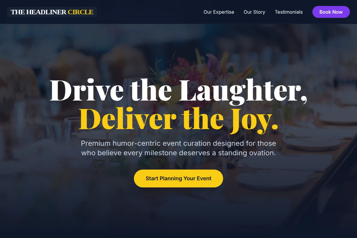 Humor Event Planning