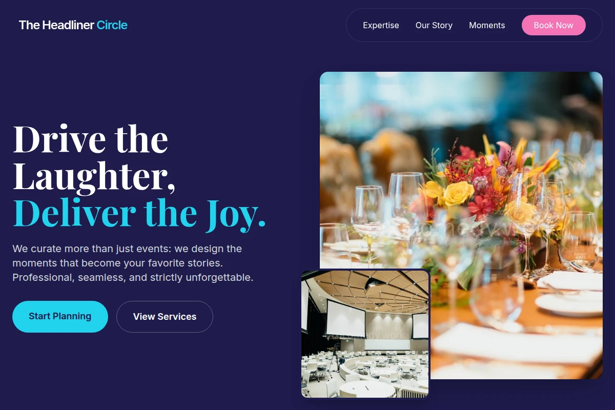 Booking Event Planning