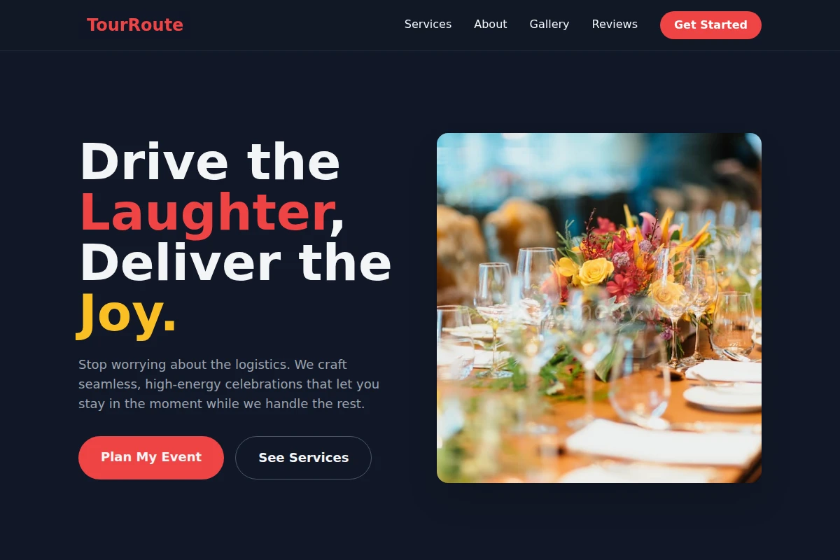 TourRoute Event Planning