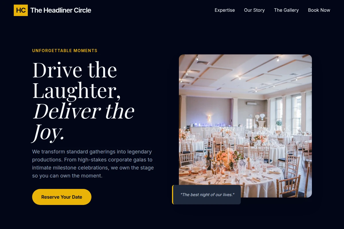Entertainment Event Planning