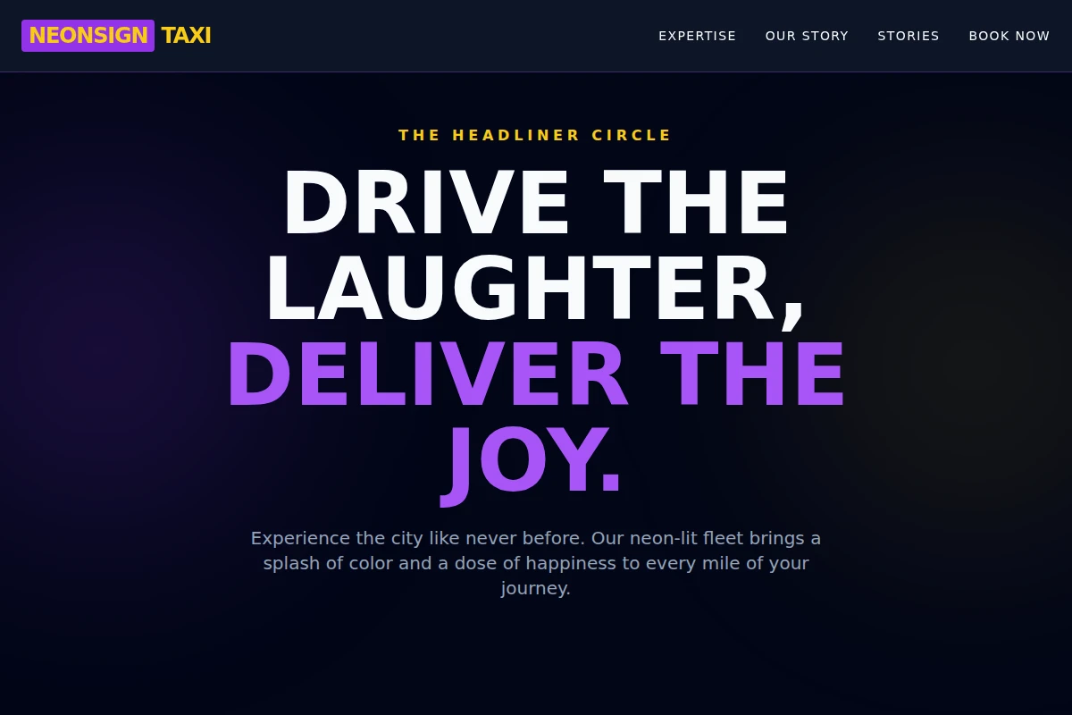 NeonSign Taxi