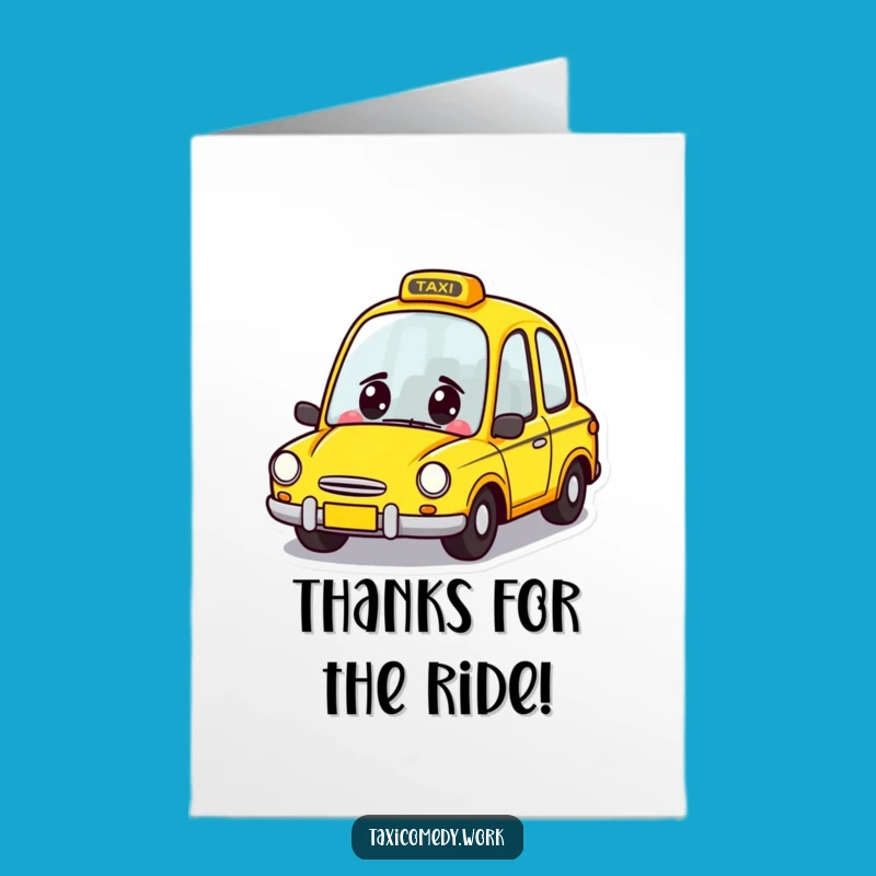 Free Printable Taxi Thank You Card: A Cheerful Journey of Gratitude
